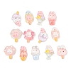 Transparent Rabbit Resin Cabochons X-CRES-D283-02-1