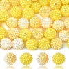 100Pcs 2 Styles Imitation Pearl Acrylic Beads OACR-YW0002-58E-1