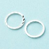 Brass Linking Rings KK-F831-018C-S-RS-4