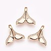 Brass Micro Pave Cubic Zirconia Charms KK-P157-16G-NF-1