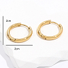 201 Stainless Steel Hoop Earrings for Women DR6966-5