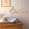 Laser Cut Unfinished Basswood Wall Decoration WOOD-WH0113-108-6