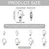 304 Stainless Steel Lobster Claw Clasps FIND-CJ0005-27-2