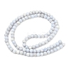 Natural Blue Lace Agate Beads Strands G-G344-A06-4mm-5