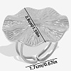 304 Stainless Steel European American Simple Style Cuff Ring for Women LD8467-1-1