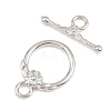 Brass Toggle Clasps KK-G548-42P-02-2