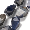 Natural Sodalite Beads Strands G-NH0005-B06-01-2