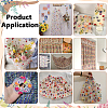 6 Yards Polyester Flower Mesh Embroidery Fabric DIY-NB0015-62-5