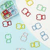 30Pcs 5 Colors Spray Painted Alloy Pendents FIND-LS0001-54-5