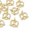 SHEGRACE Brass Micro Pave Cubic Zirconia Pendants XGRQ3P054-623G-1