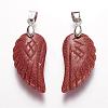 Synthetic Goldstone Pendants G-E339-02C-1