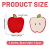 16Pcs 2 Styles Sew on Cloth Patches PATC-CA0001-39-2