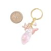 5Pcs Luminous Transparent Acrylic Keychains KEYC-JKC01357-5