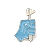 Fist with Flag Enamel Pins JEWB-R050-02P-05-1