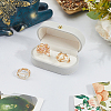 1Pc Rectangle Velvet Couple Rings Box CON-BBC0001-20C-4