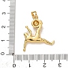 Brass Enamel Pendants KK-P352-05D-G-3