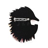 Fashion Hedgehog Acrylic Badge JEWB-C013-05-2
