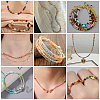 10 Strands Glass Beads Strands EGLA-BBC0001-01D-6