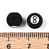 Handmade 8 Ball Polymer Clay Beads CLAY-N014-02A-05-3