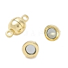 Brass Magnetic Clasp with Loop KK-CBA5585-10G-3