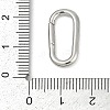 Brass Spring Gate Rings KK-S527-01P-B-3