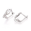 Brass Hoop Earring Findings KK-N267-28P-2
