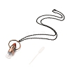 304 Stainless Steel Openable Perfume Bottle Pendant Necklaces NJEW-I239-05R-2