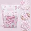 100Pcs Bowknot Thank You Printed Eco-Friendly Reusable Bags ABAG-SP0001-61A-A-5