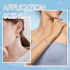 50Pcs 5 Colors Zinc Alloy Enamel Connector Charms ENAM-YW0009-01-6