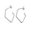 304 Stainless Steel Stud Earrings for Women EJEW-M028-07S-1