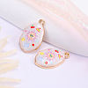 Alloy Enamel Pendants PW-WGEA8C0-02-1