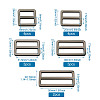 Zinc Alloy Buckles PALLOY-TA0002-16-16