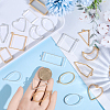 80pcs 20 Styles Alloy Pendants FIND-SP0004-96-3