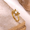 304 Stainless Steel Finger Rings for Women SA-CBA6EDB-11G-1
