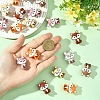 6Pcs Silicone Beads SIL-YW0002-15A-5