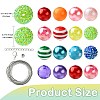 Round Opaque Acrylic Beads Kit OACR-CJC0002-05A-2