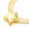 Brass Star Pendant Necklaces NJEW-S009-01G-2