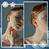 30Pcs 3 Style 304 Stainless Steel Stud Earring Findings STAS-UN0031-93-6