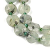 Natural Prehnite Beads Strands G-C116-A19-01-3