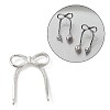 Brass Stud Earring Finding LS-KK-U061-14B-P-1
