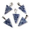 Natural Blue Spot Jasper Pendants G-B127-04P-04-2