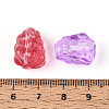 Baking Paint Transparent Glass Beads DGLA-N018-03-3