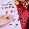 20Pcs 2 Colors Alloy Rhinestone Pendants FIND-PH0026-14-3