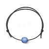 Resin Imitation Cat Eye Adjustable Bracelets for Men Women BJEW-JB12100-3