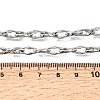 5MM 304 Stainless Steel Twisted Oval Link Chain Necklaces for Man and Women SA-CBAB767-18B-P-5