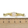 Natural Moonstone with Brass Fold Over Clasps G-G141-03G-03-3