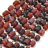 Natural Weathered Agate Beads Strands G-A321-D02-01A-2