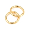 Brass Closed Jump Rings KK-D257-01G-08-2