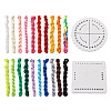 Cheriswelry Bracelet Knitting Tray TOOL-CW0001-02-9