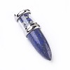 Natural Lapis Lazuli Big Pointed Pendants G-F639-08F-1